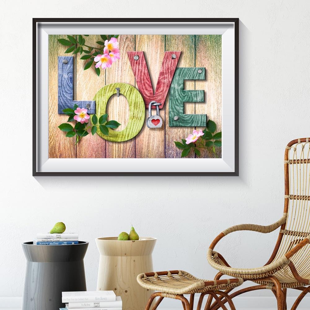 Diamond Painting - Full Round - Colorful Love
