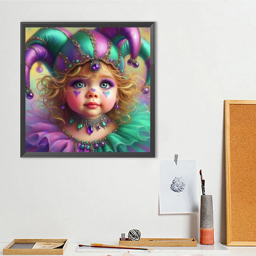 Diamond Painting - Full Round / Square - Little Clown Kiddo