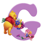 Round Beads Diamond Paintings Art Letter G Winnie The Pooh
