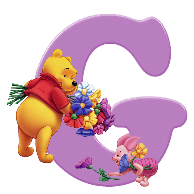 Diamond Paintings Art Letter G Winnie The Pooh