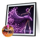 Diamond Painting - Full Round / Square - Dancing Girl In Purple
