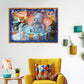 Diamond Painting - Full Round - Bathing elephant A