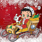 Diamond Painting Art Betty Boop santa