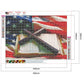 Diamond Painting - Full Round - US Flag