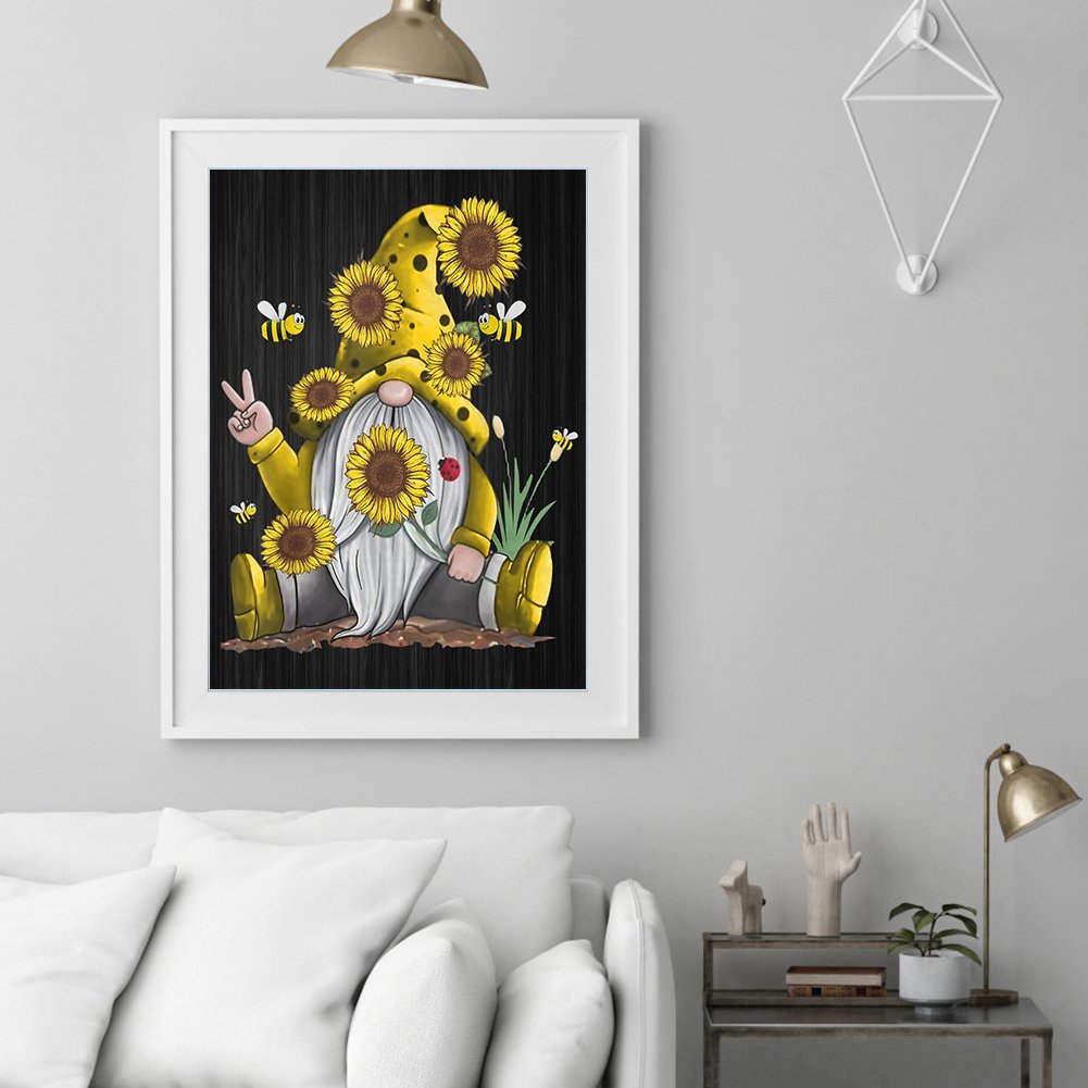 Diamond Painting - Full Round - Faceless Gnome
