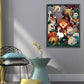 Animals World  11ct Stamped Cross Stitch Kit (48*65cm)