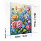 DIY Pearl Painting With Frame - Handmade Self-Adhesive Pearls - Garden (40*50cm)
