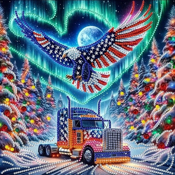 DIY Eagle Crystal Rhinestone Diamond Painting Kit