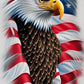 5D DIY Diamond Painting - Full Round / Square - Eagle & Flag