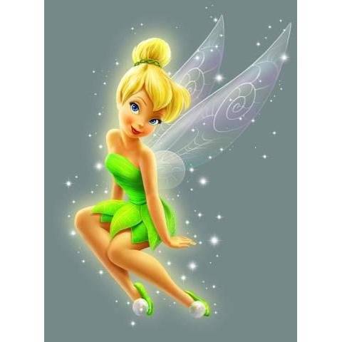 5D Diy Diamond Painting Kit Full Round Beads Tinker Bell