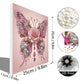 DIY Pearl Painting With Frame - Handmade Self-Adhesive Pearls - Rose Butterfly (25*25cm)