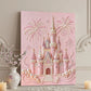 DIY Pearl Painting With Frame - Handmade Self-Adhesive Pearls - Castle (40*50cm) A