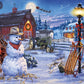 5D Diy Diamond Painting Kit Full Round Beads Snow Scene
