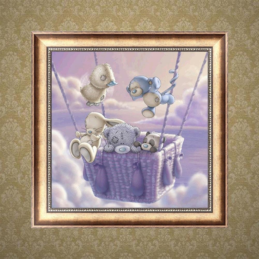Diamond Painting - Partial Round - Bear D