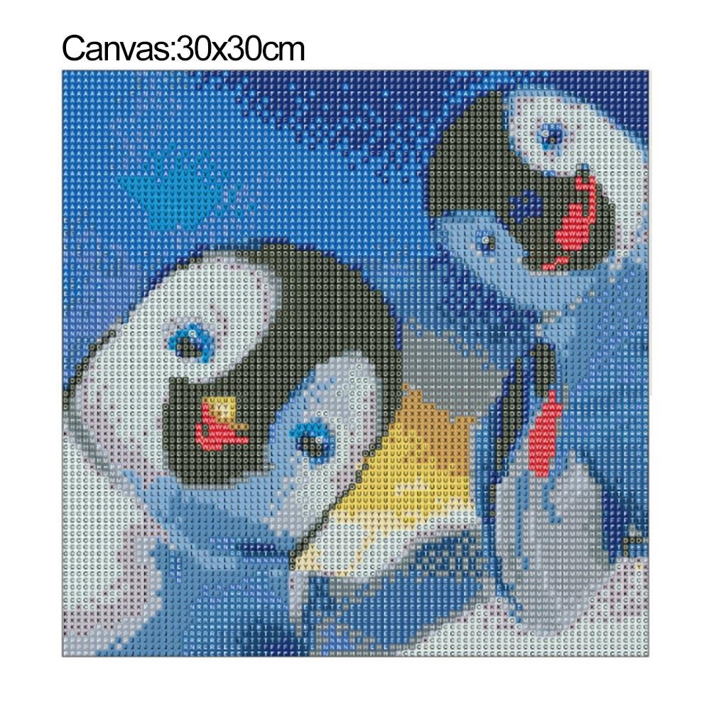 Diamond Painting - Full Round - Penguin B