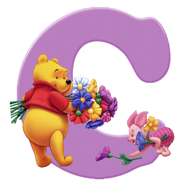 Diamond Paintings Art Letter C Winnie The Pooh