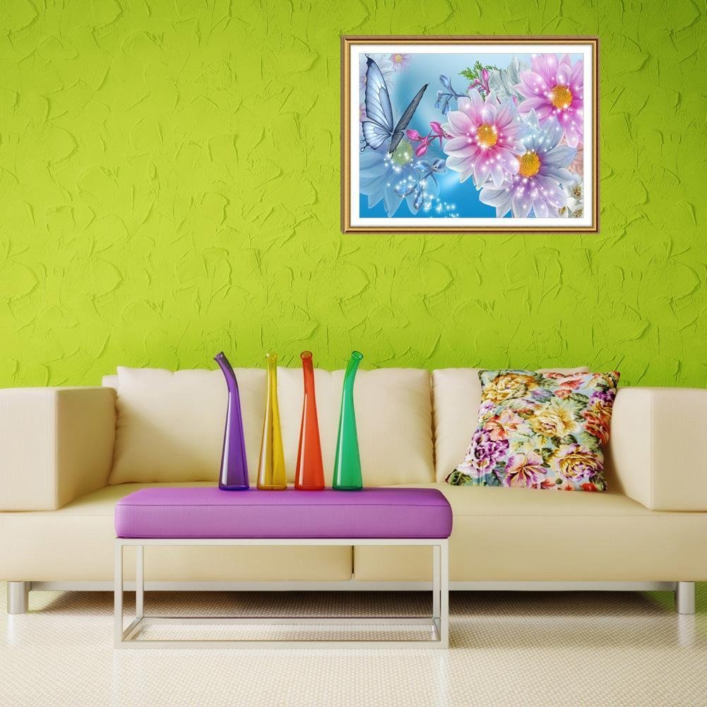 Diamond Painting - Partial Round - Fantasy Flower