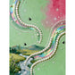 DIY Pearl Painting With Frame - Handmade Self-Adhesive Pearls - village (30*40cm)
