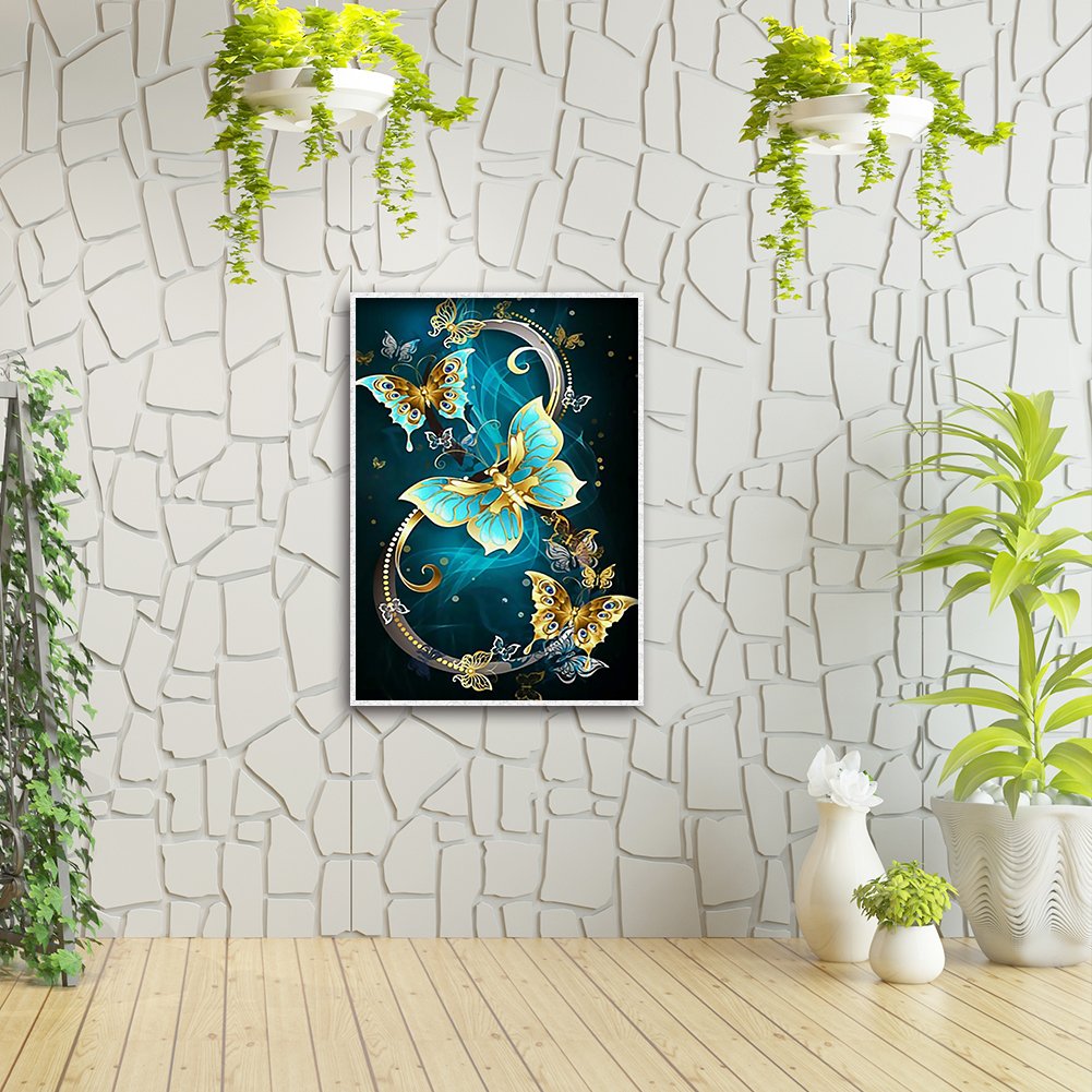 Diamond Painting - Full Round - Butterfly K