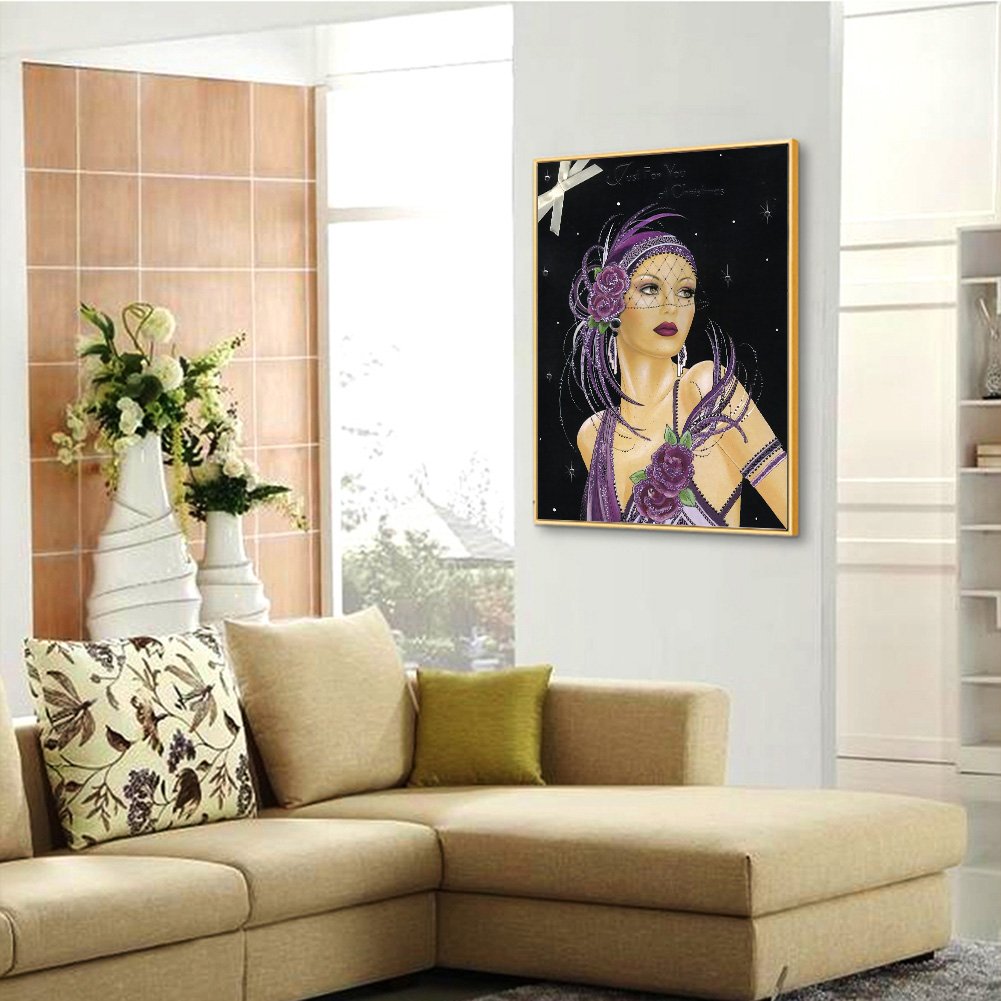 Diamond Painting - Full Round - Noble Woman