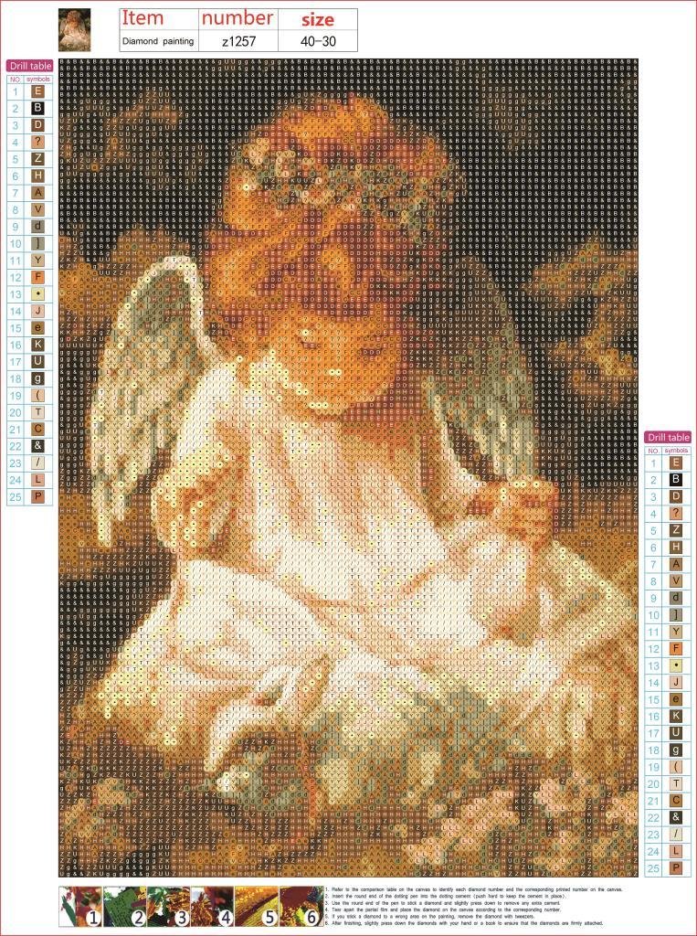 Diamond Painting - Full Round - Angel