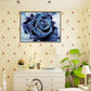 Diamond Painting - Partial Round - Blue Rose