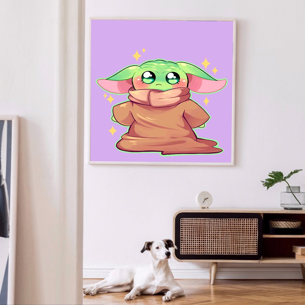 Diamond Painting - Full Round - Green Monster B