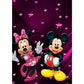 5D Diy Diamond Painting Kit Full Round Beads Cartoon Mouse