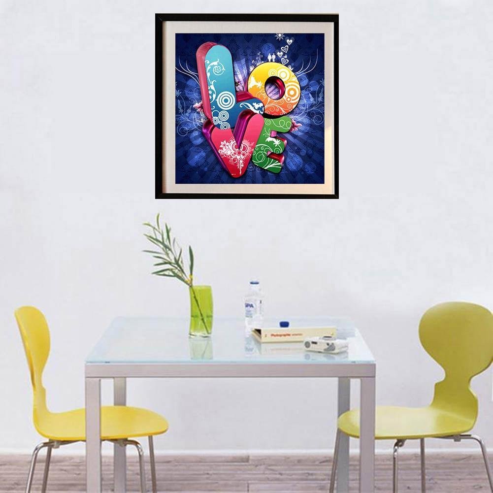 Diamond Painting - Partial Round - LOVE
