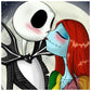 5D Diy Diamond Painting Kit Full Round Beads Jack & Sally