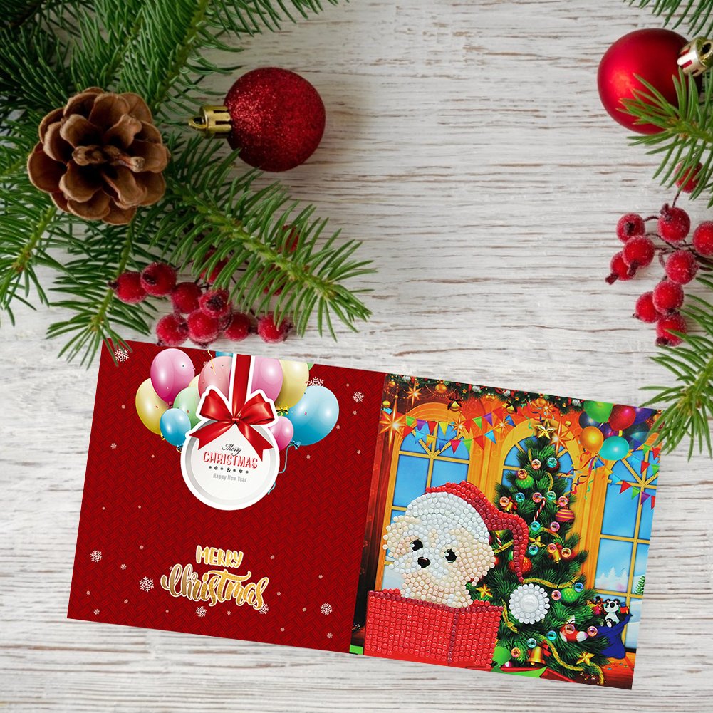 DIY Diamond Painting Greeting Card - Merry Christmas A
