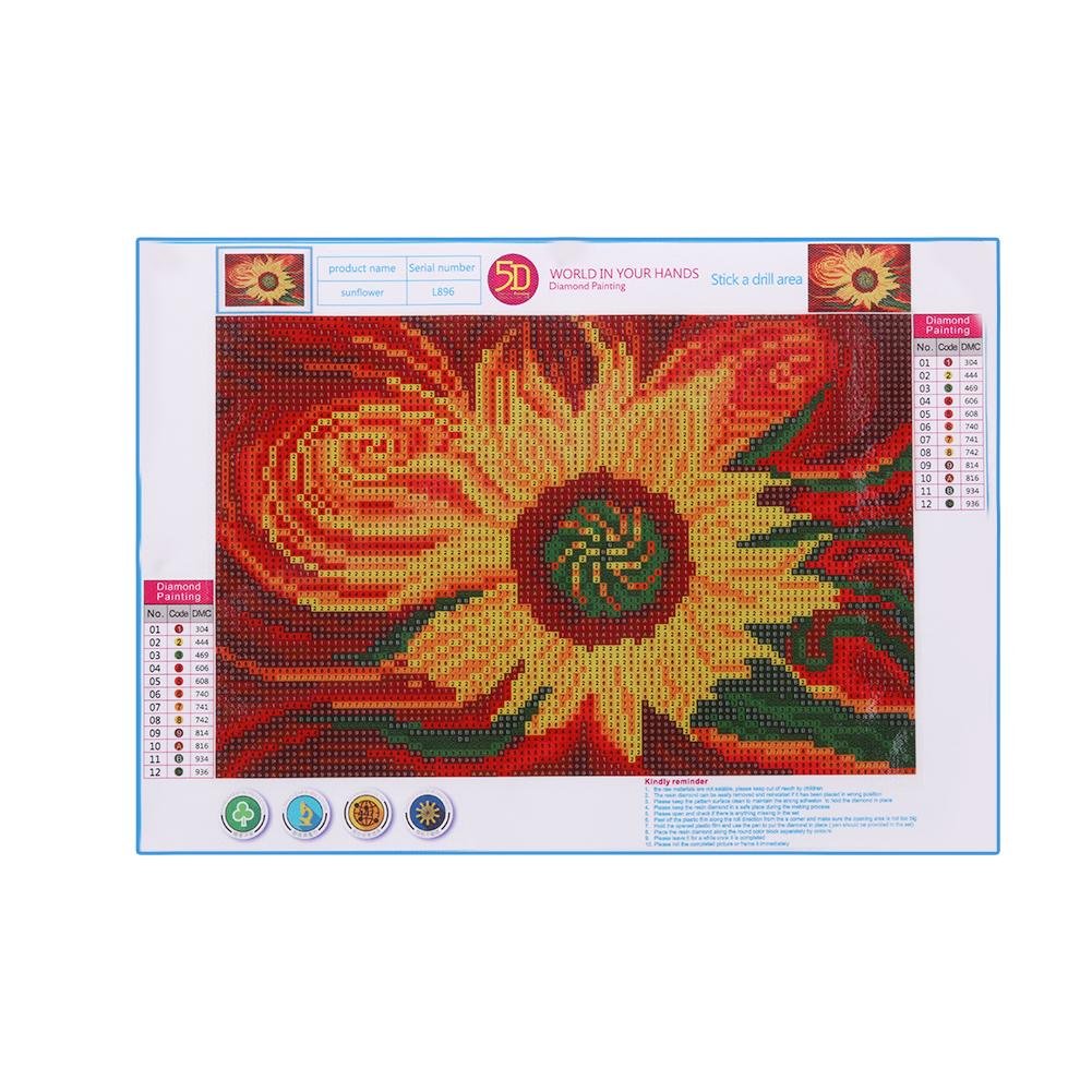 Diamond Painting - Full Round - Sunflower J