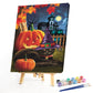 Paint By Number Oil Painting Pumpkin Black Cat Canvas Painting Wall Art Poster