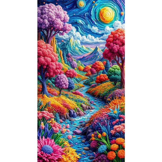 Big Size Diamond Painting - Full Round / Square - Scenery (40*70cm)