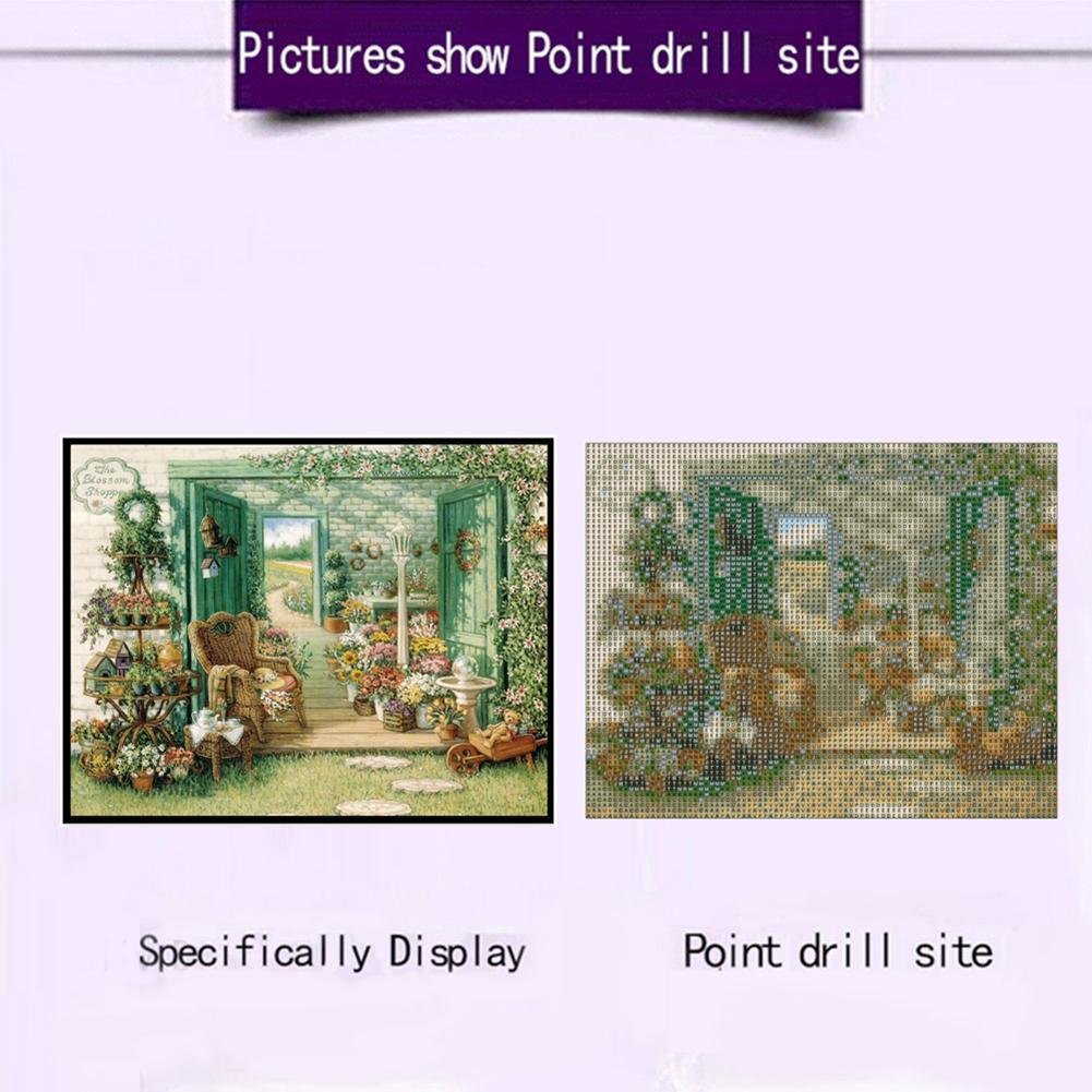 Diamond Painting - Full Round - Yard Flowers