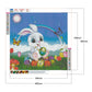 Diamond Painting - Full Round -Easter Bunny Rainbow