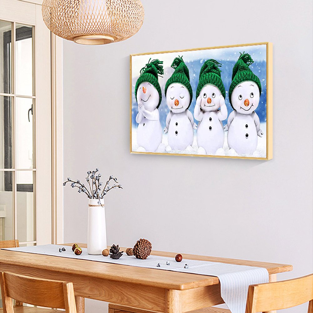 Diamond Painting - Full Round - Snowman (30*50cm)