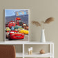 Diamond Painting - Full Round - Racing Cars