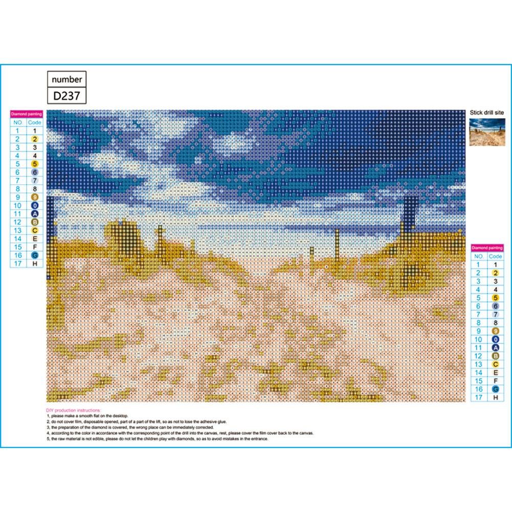 Diamond Painting - Full Round - Beach A