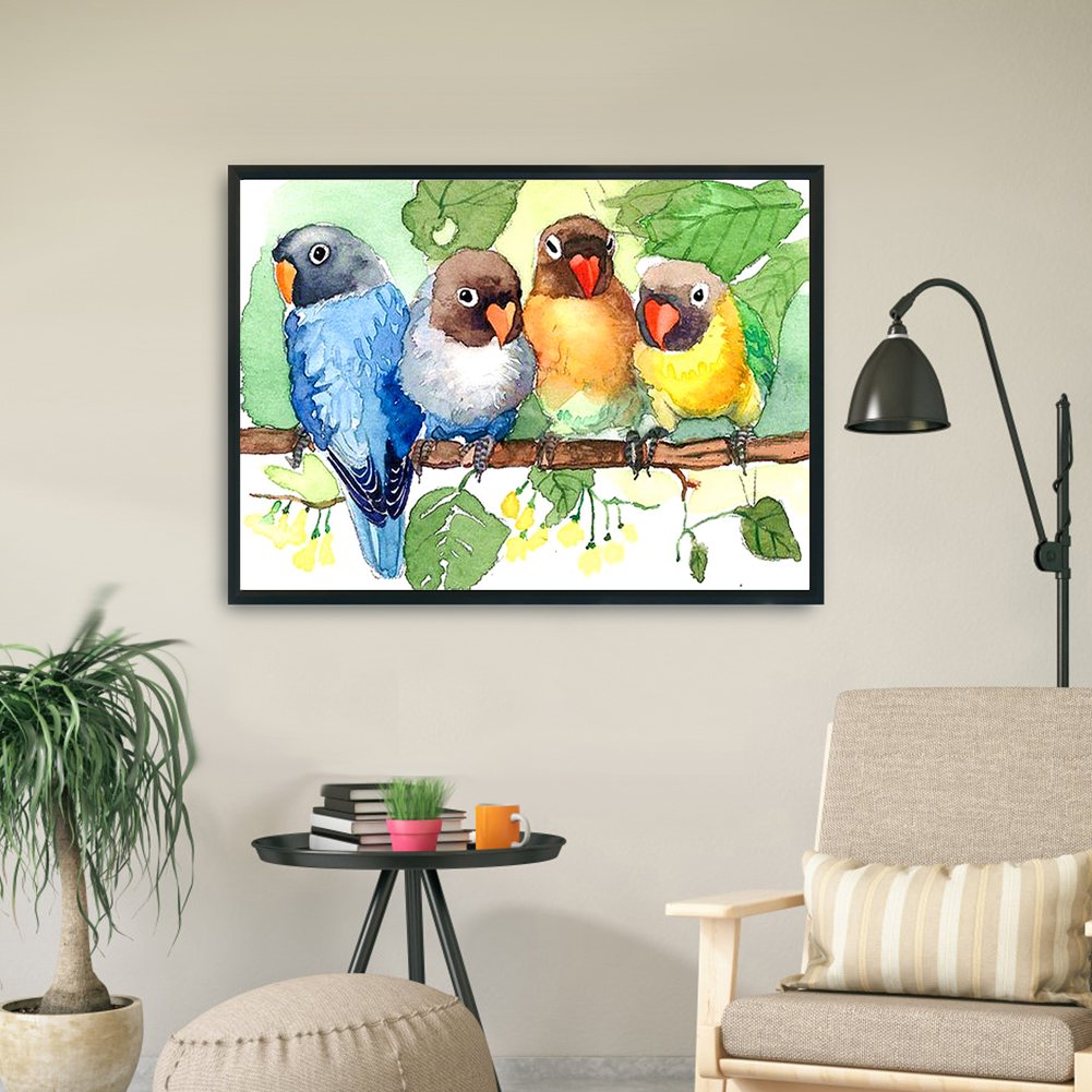 11ct Stamped Cross Stitch - Birds(36*46cm)
