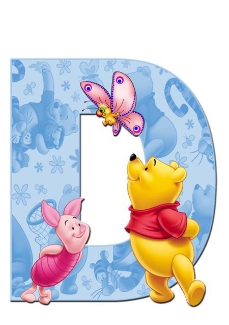 Square Beads Diamond Paintings Art Letter D Winnie The Pooh