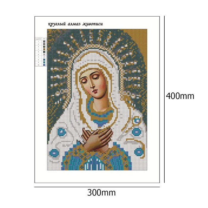 5D DIY Special shaped Diamond Painting Buddhism Crystal Rhinestone Virgin Maria