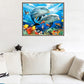 5D DIY Diamond Painting Kit - Partial Round - Brother Dolphin