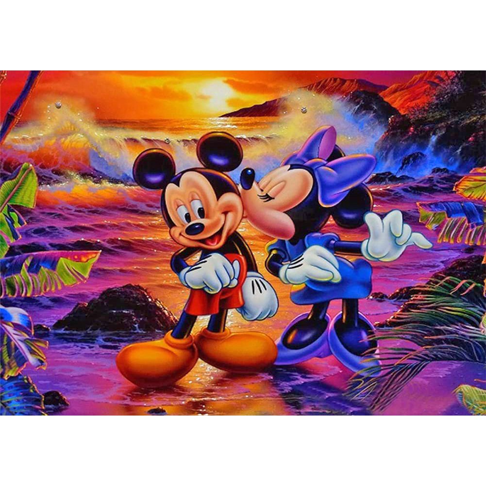 5D Diy Diamond Painting Kit Full Round Beads Mickey