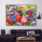 Diamond Painting - Full Round - Flower Birds H