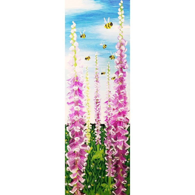 Bee Flower Full Round Square Diamond Painting Kits 30 x 90cm