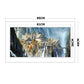11ct Stamped Cross Stitch - Castle On The Mountain(40*85cm)