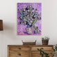 DIY Pearl Painting With Frame - Handmade Self-Adhesive Pearls - Iris (30*40cm) B