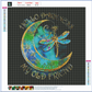 Diamond Painting - Full Round - Moon & Dragonfly (40*40cm)