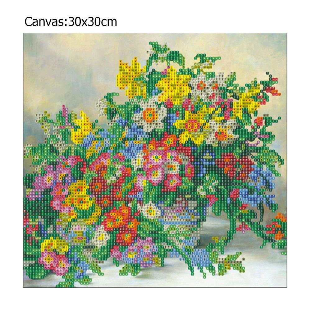 Diamond Painting - Partial Round - Flowers